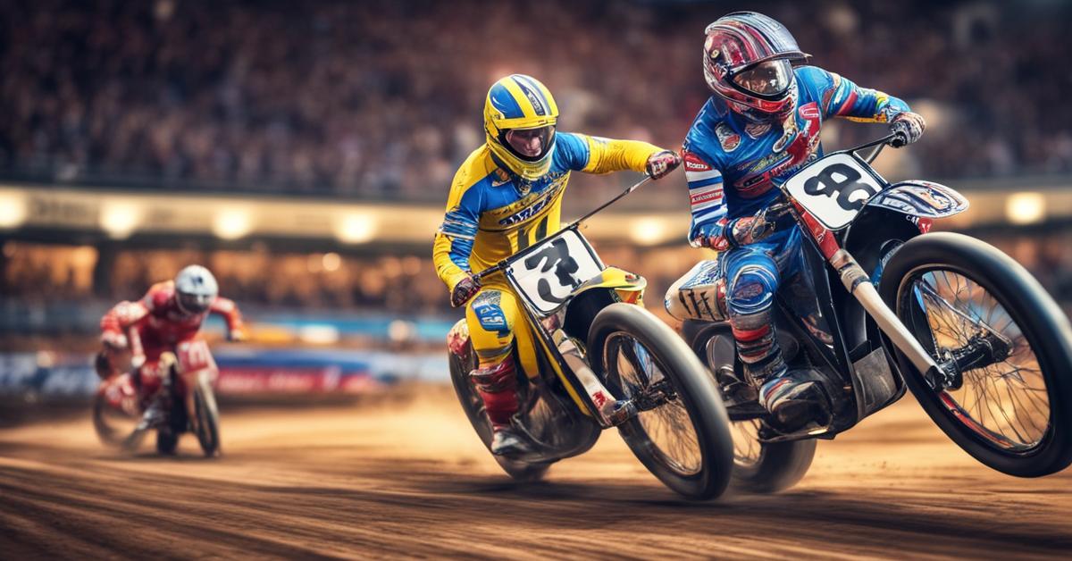 Kenneth Bjerre w akcji podczas zawodów Grand Prix