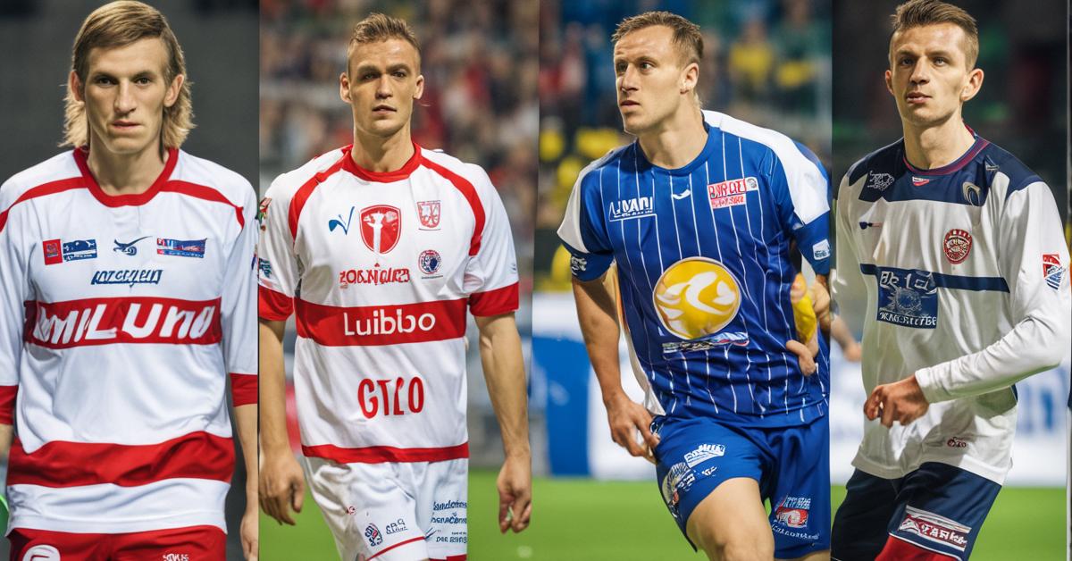 Matej Žagar w różnych barwach polskich klubów żużlowych.